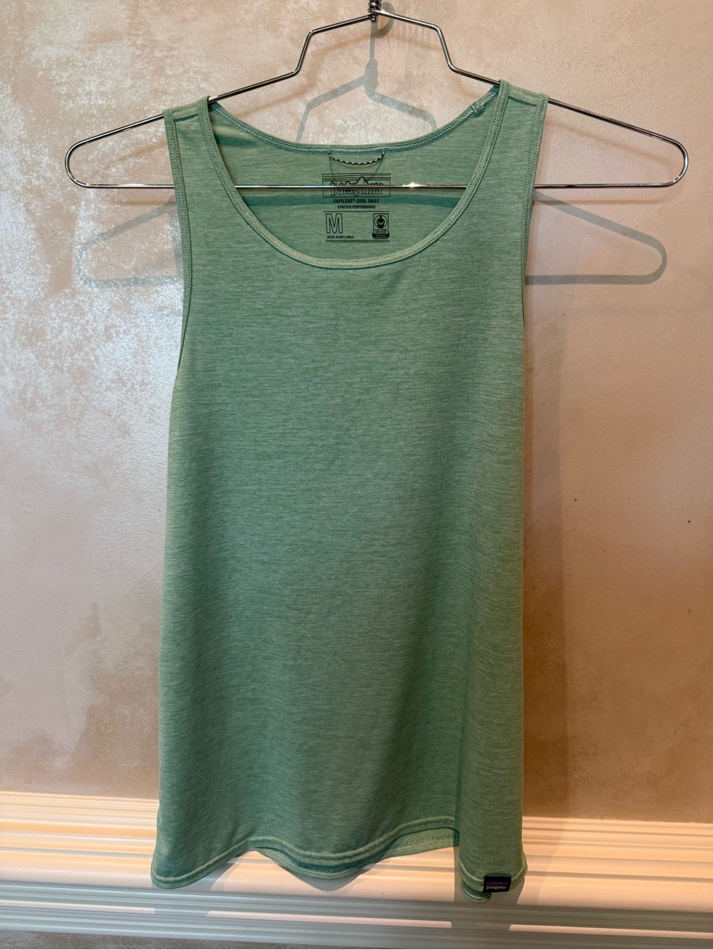 Patagonia Green Scoop Neck Tank Top